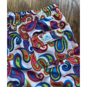 Peter Millar Swim Trunks Mens Size Medium Paisley Colorful NWOT Lined